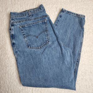 Levi's 550 Relaxed fit tapered leg Men's 33X28 Light Shade Cotton Denim